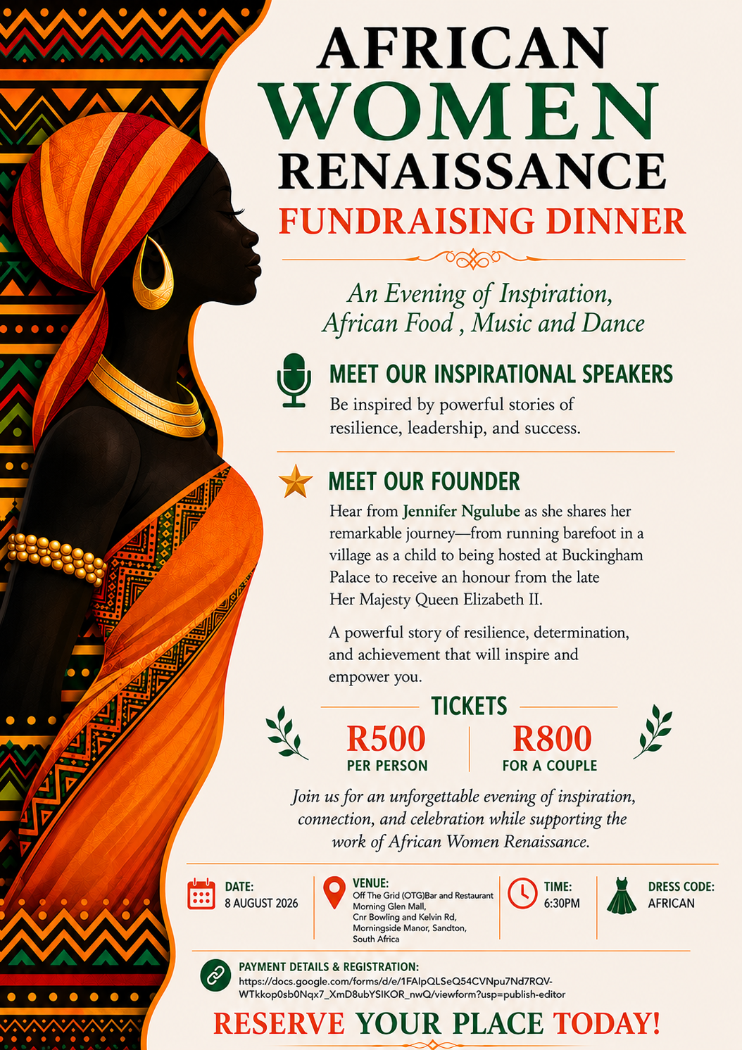 African Women Renaisance - Fundraising Dinner